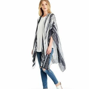 Michael Stars Tie Dye Ruana Scarf